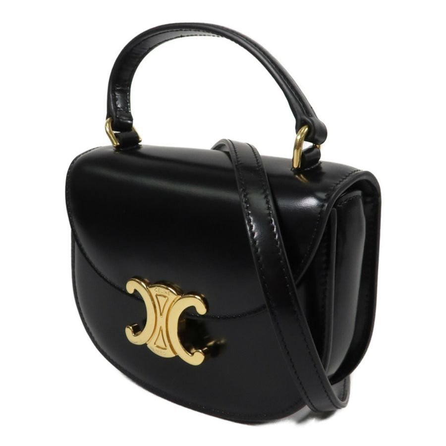 CELINE 牛皮皮革Mini Besace Clea手挽肩背兩用袋-2