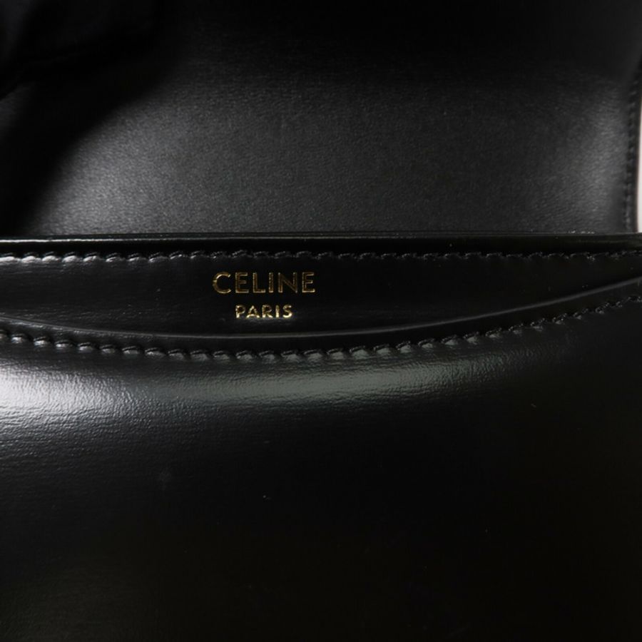 CELINE 牛皮皮革Mini Besace Clea手挽肩背兩用袋-5