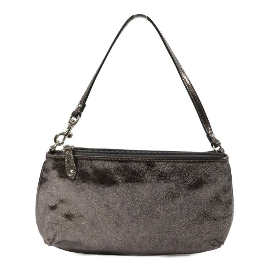 COACH 牛皮皮革Pouch Shoulder肩背袋-1