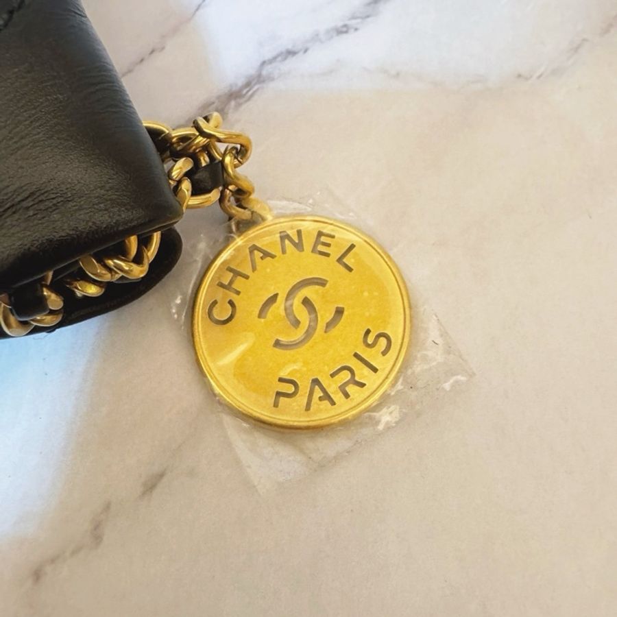 JK國際二手精品✨Chanel 22mini黑金芯片款-11