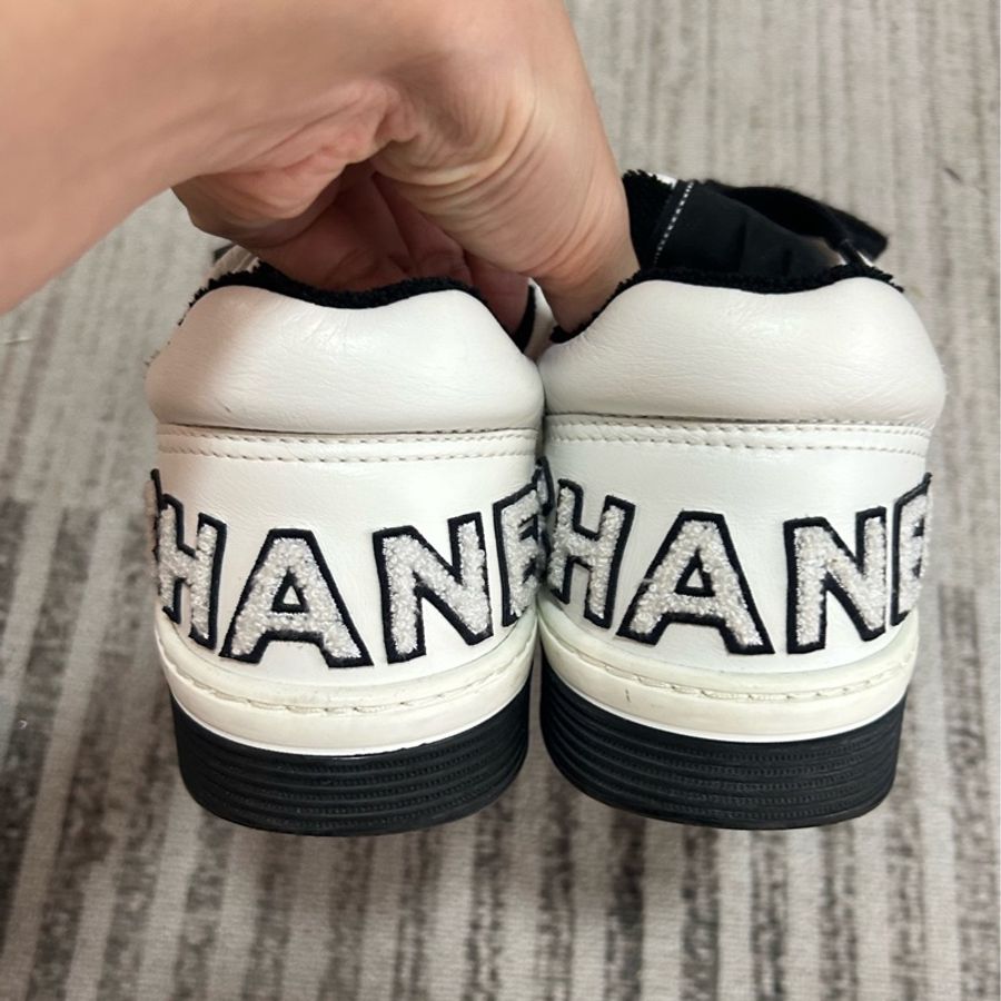Chanel香奈兒經典黑白熊貓板鞋37.5碼-2
