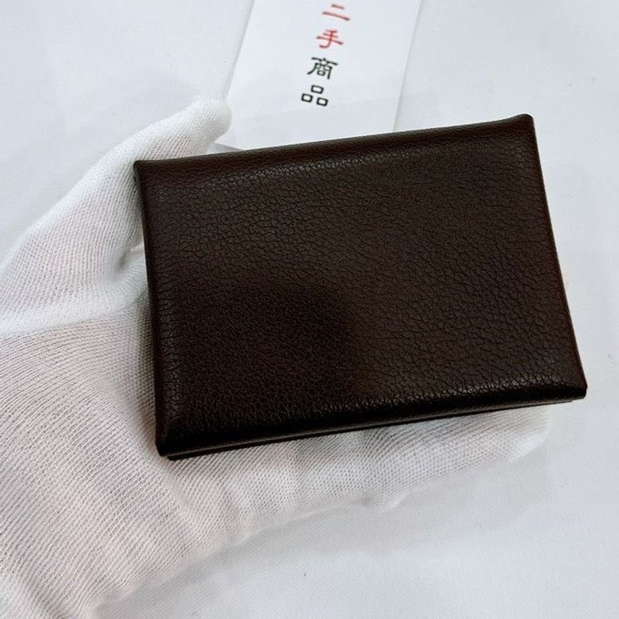 JK國際二手精品✨ Hermes Calvi duo 摩卡色-4