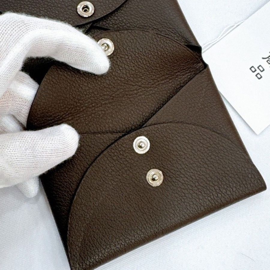 JK國際二手精品✨ Hermes Calvi duo 摩卡色-11