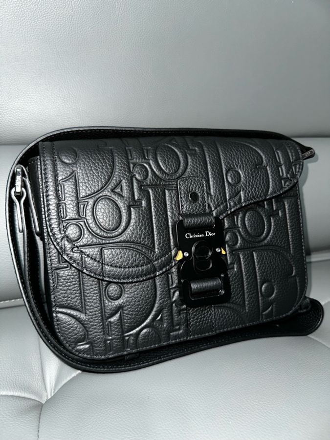 Dior Small Saddle Messenger Bag with Flap-6