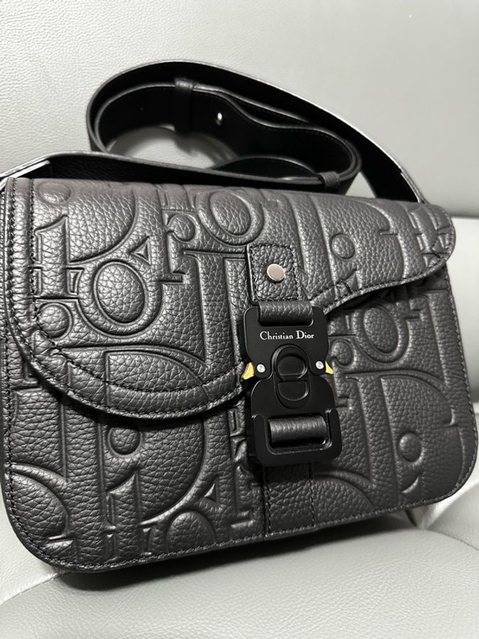 Dior Small Saddle Messenger Bag with Flap-8