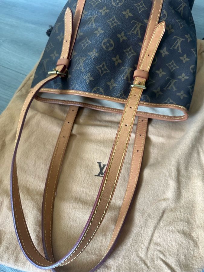 正品LV水桶包 狀況良好 已換皮革內裡-4