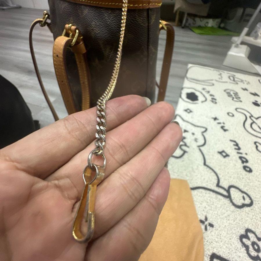 正品LV水桶包 狀況良好 已換皮革內裡-21