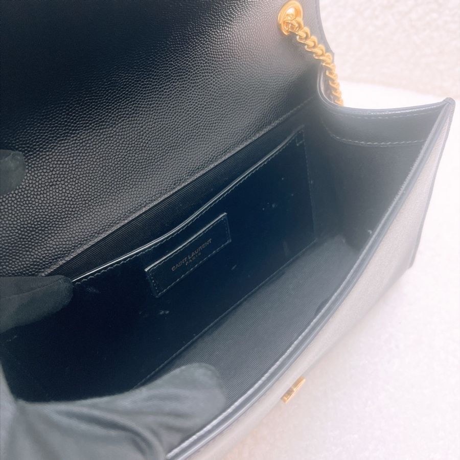 YSL kate woc 黑金鏈條包-8