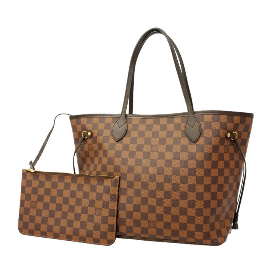 路易威登 Damier Neverfull 中號手提包 N41358 Ebene(女式)-0