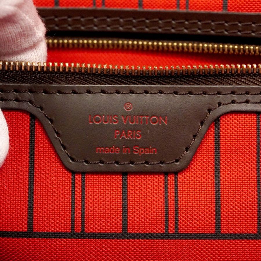 路易威登 Damier Neverfull 中號手提包 N41358 Ebene(女式)-4