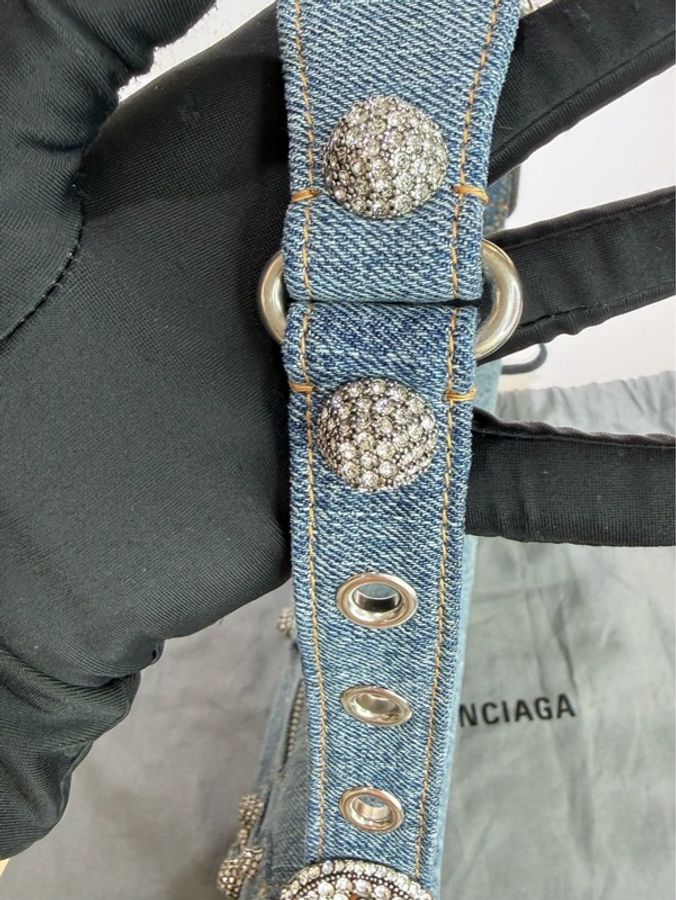 巴黎世家|BALENCIAGA 牛仔鑽扣法棍-15