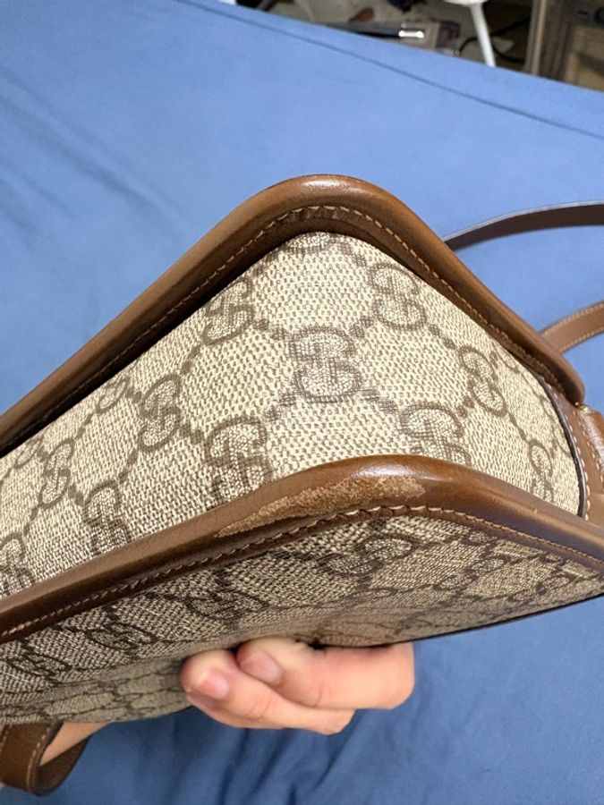 Gucci G系列帆布相機包二手可議價-4