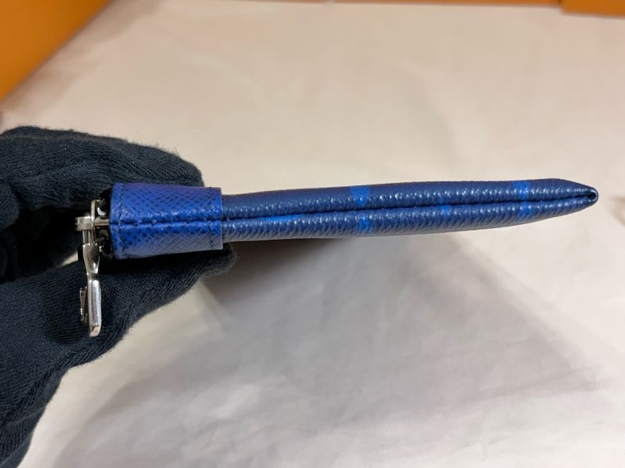 🔥 近新閒置 超級好看 LV 路易威登 Louis Vuitton 藍老花 長夾/小手拿/隨身收納包-9