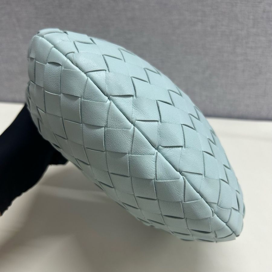 Bottega Veneta 葆蝶家 馬卡龍藍色編織mini Jodie朱迪手提包 尺寸:24×4×14cm-4