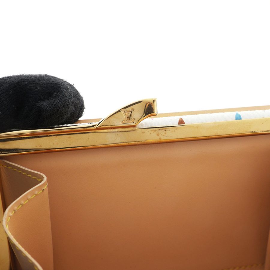Viennois 兩折 短夾 白彩 原花帆布【LOUIS VUITTON LV 路易威登】 M92987-15