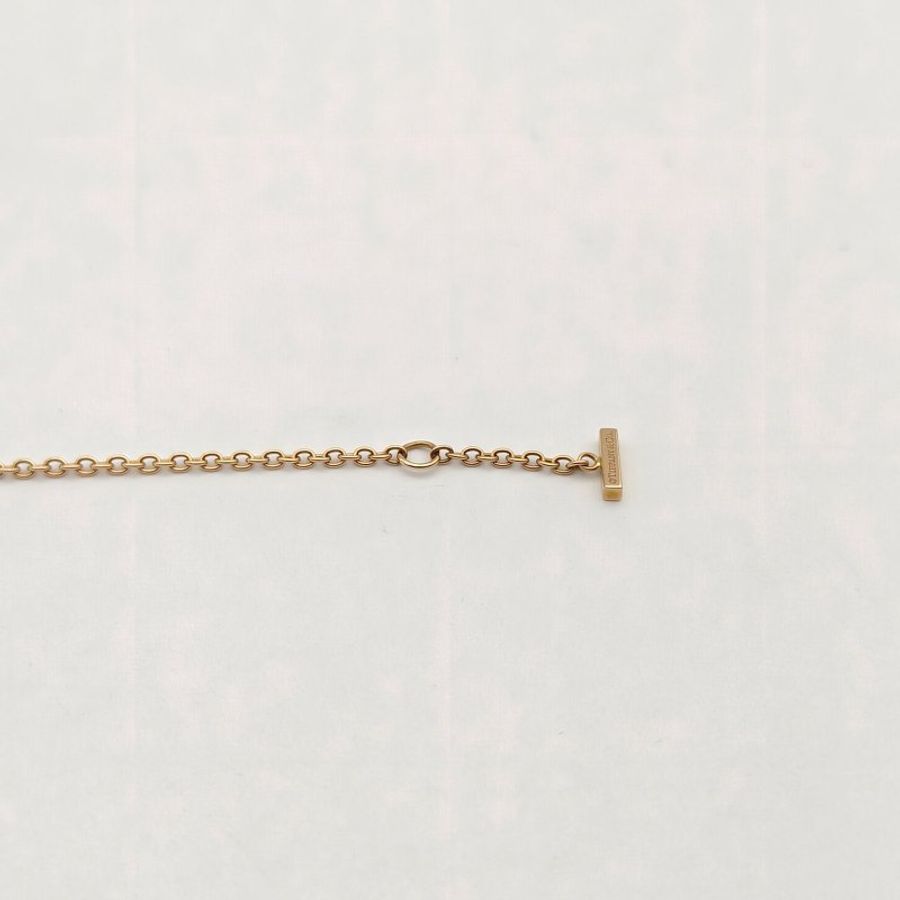 TIFFANY&CO T微笑手链18K玫瑰金S-M码-4