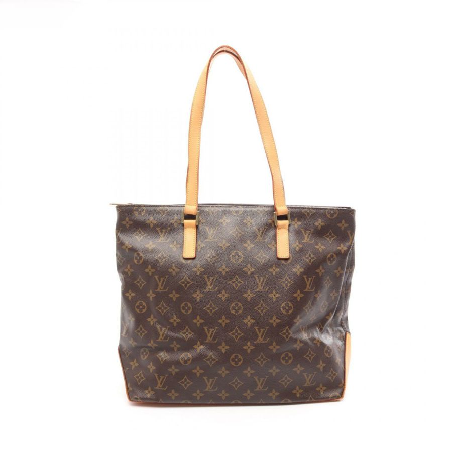 路易威登 Kabamezo Monogram 手提包 M51151 PVC塗層帆布皮革棕色二手女士-0