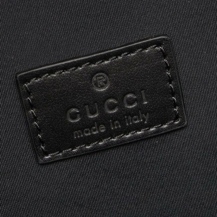 GUCCI Edge 中型雙肩背包 834491 橡膠黑色 二手 男款-3