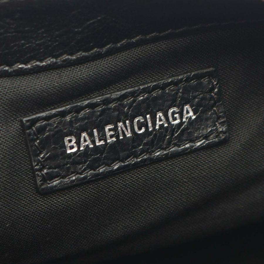 BALENCIAGA SUPERBUSY 斜背包 小號肩背包 802227 黑色皮革 二手 女士-3