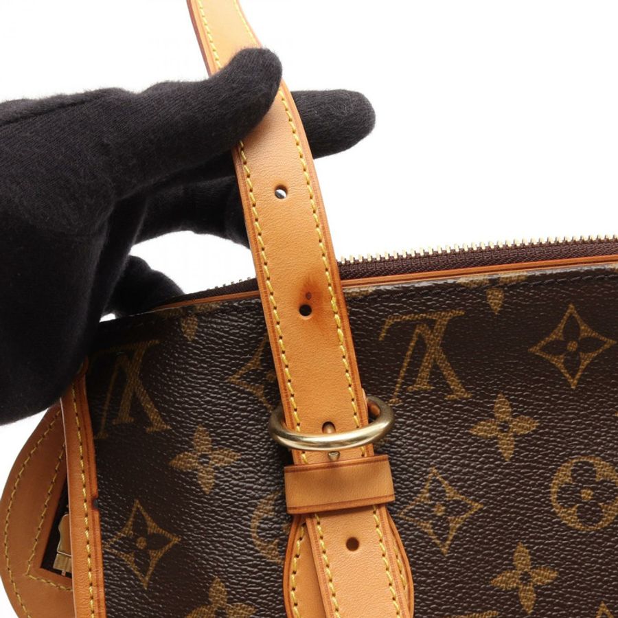 路易威登 Popincourt Haut 單肩托特包 M40007 Monogram 帆布 二手 LV-8