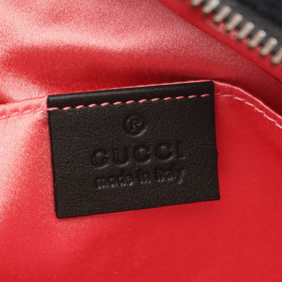 GUCCI GG Marmont 絎縫迷你水鑽單肩斜背包 448065 布料-3