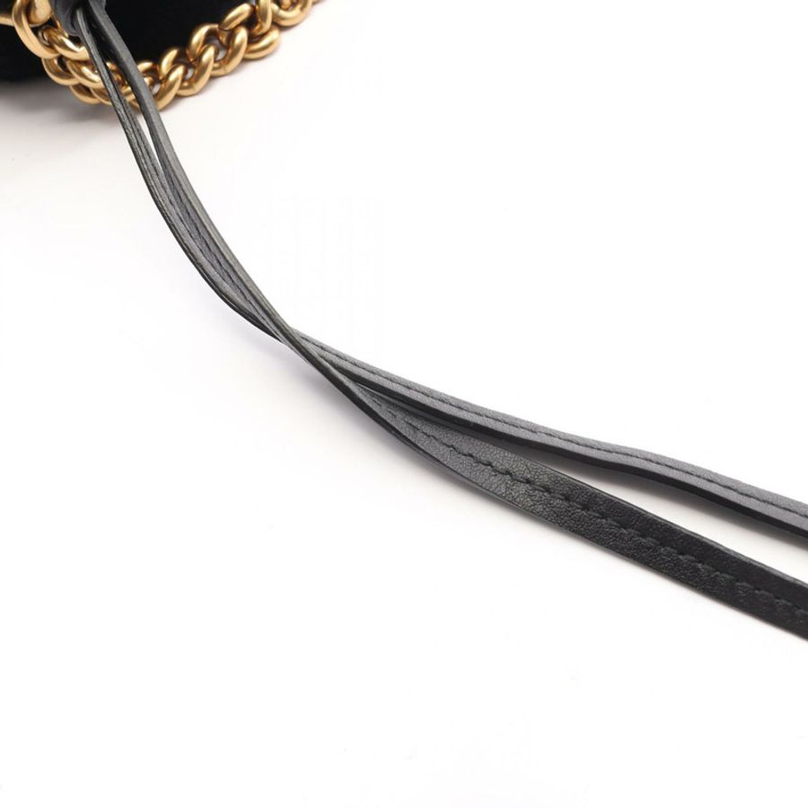 GUCCI GG Marmont 絎縫迷你水鑽單肩斜背包 448065 布料-6