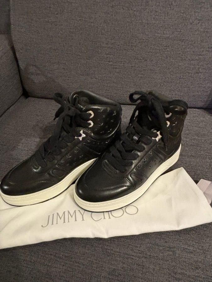 jimmy choo低筒全皮板鞋-3