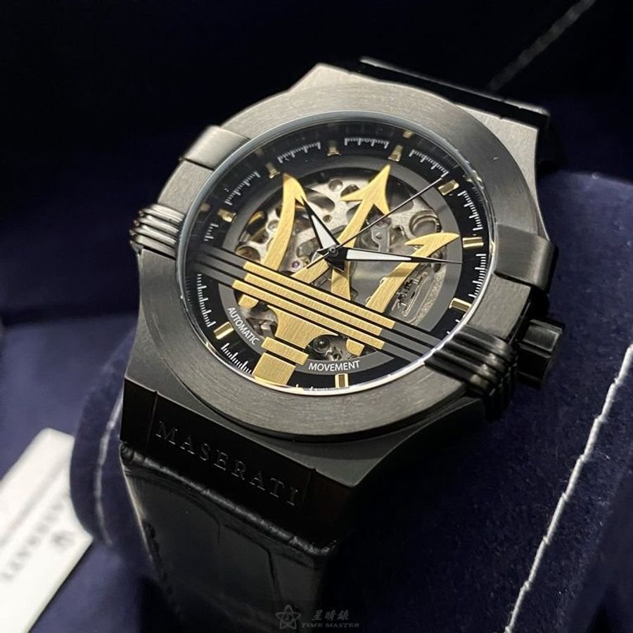 MASERATI手錶,編號R8821108036,42mm黑錶殼,深黑色錶帶款-6