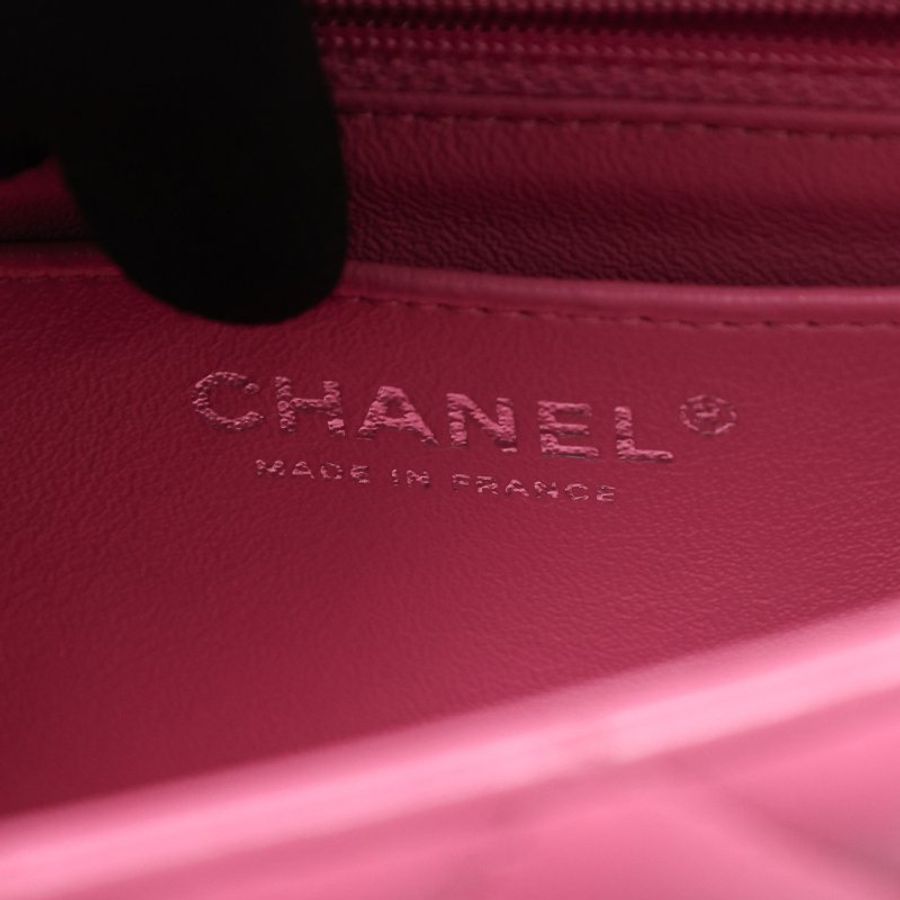 不議價 【9.5新 二手】 Chanel 經典迷你垂蓋手袋-14