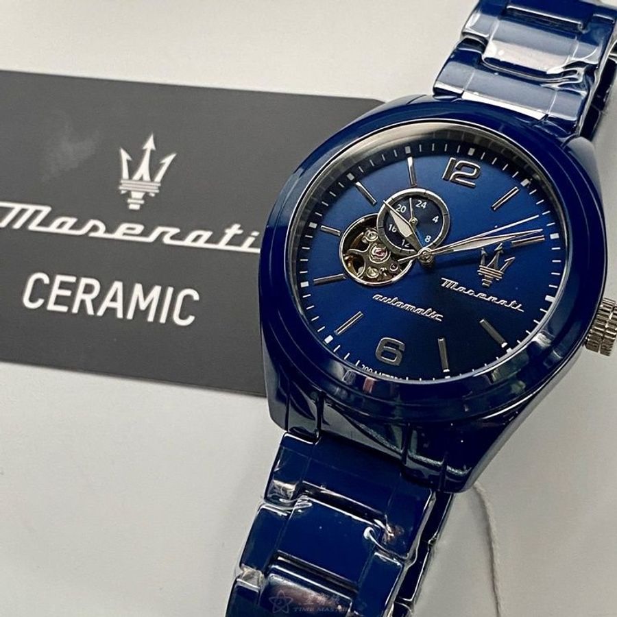 MASERATI手錶,編號R8823150002,46mm寶藍錶殼,寶藍錶帶款-2