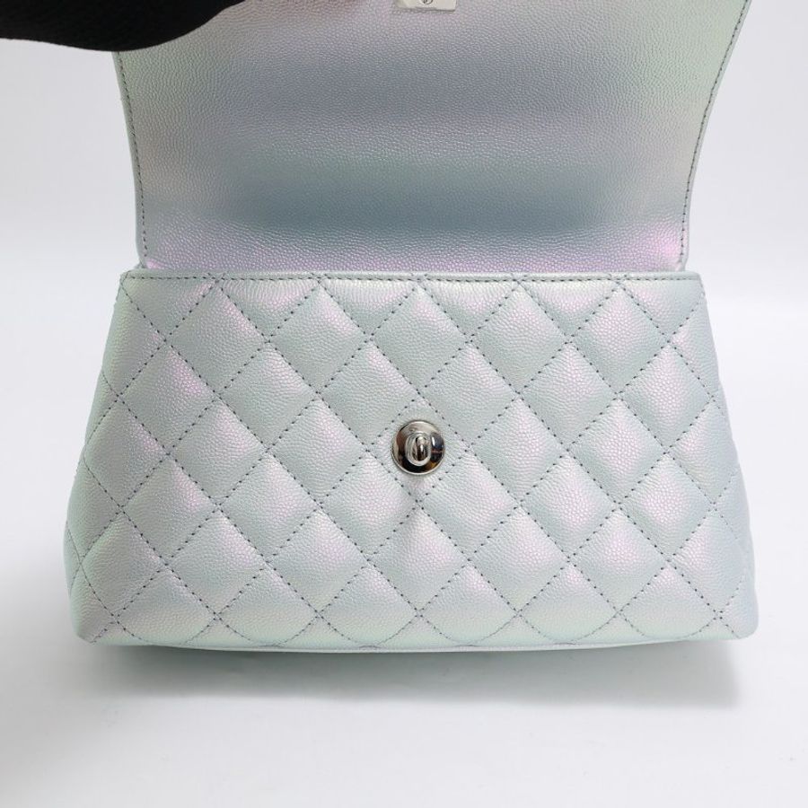 不議價 【全新 未使用品】 Chanel 頂部提把翻蓋包-12