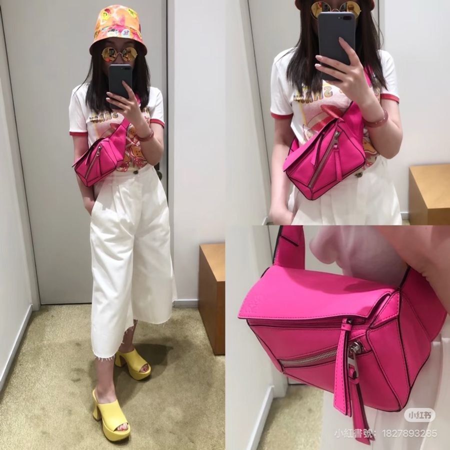 #全網最低價 Loewe 羅意威 拼圖包 西班牙的熱情 特殊色-3