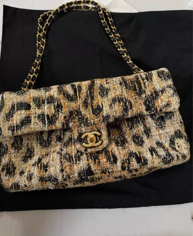Chanel香奈兒26豹紋限定32機場包-0