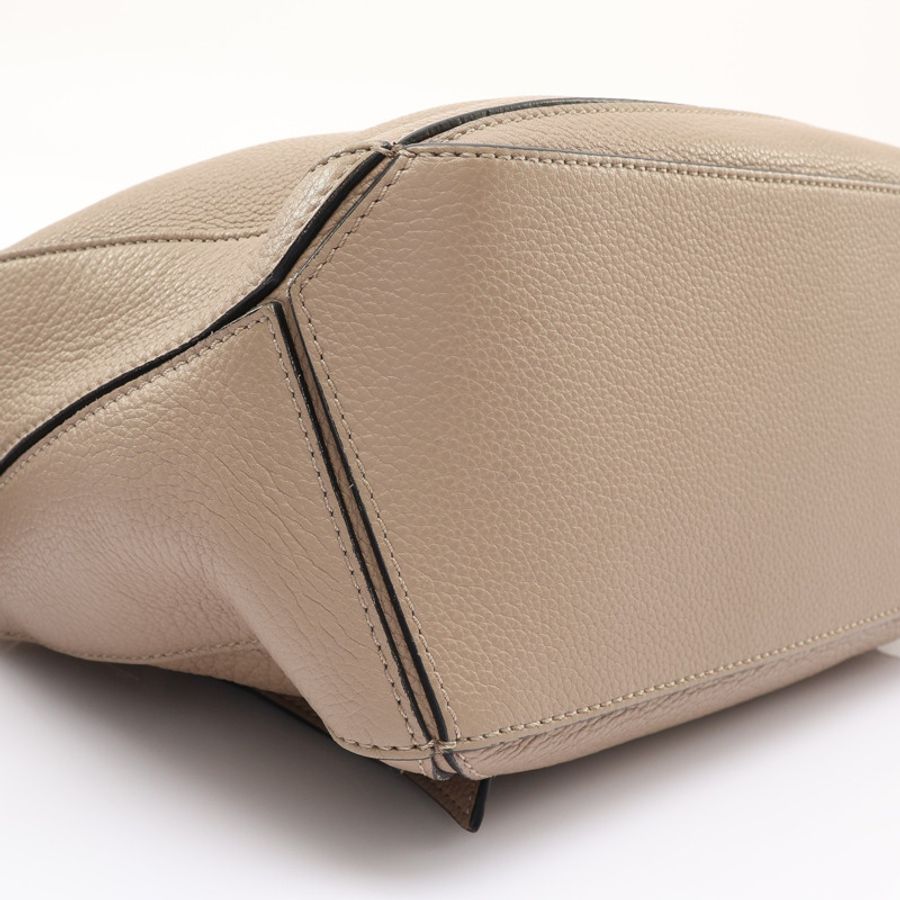 LOEWE 羅威 Puzzle Small 兩用包 棕色牛皮 A510P60X30-8