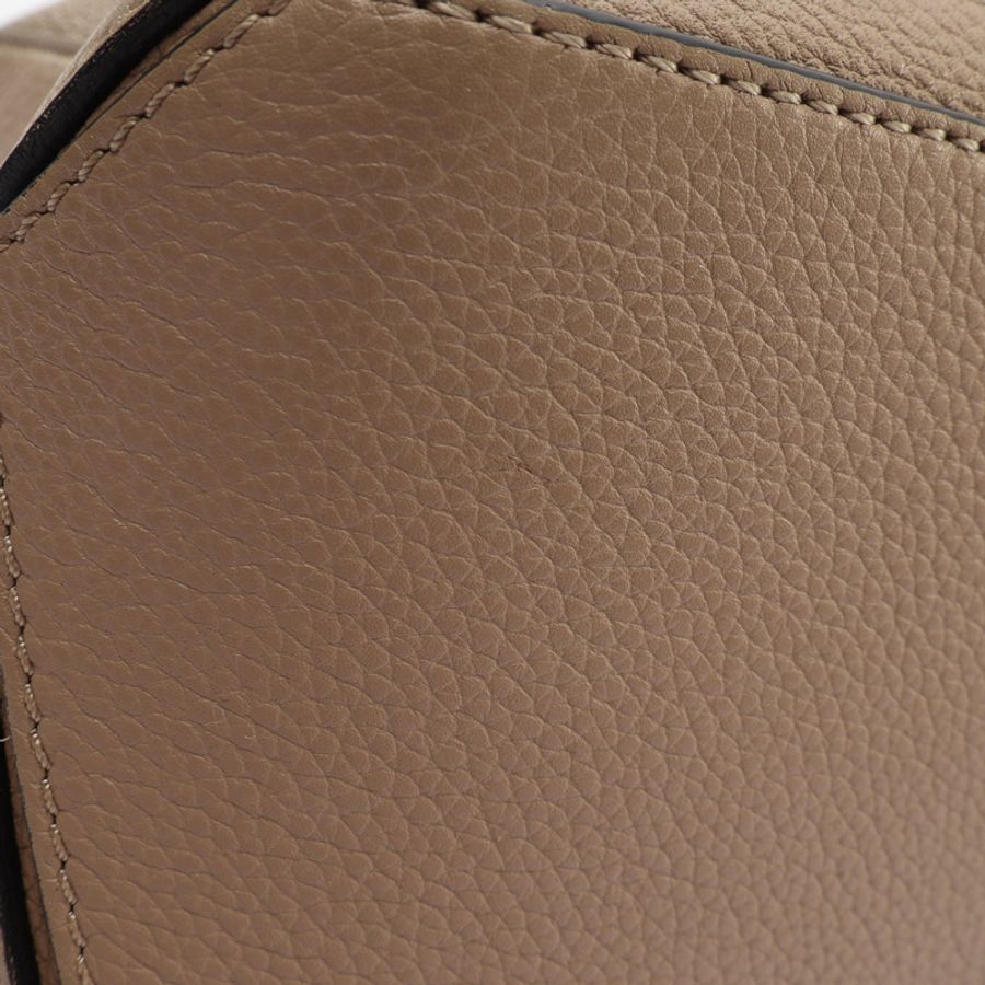 LOEWE 羅威 Puzzle Small 兩用包 棕色牛皮 A510P60X30-9