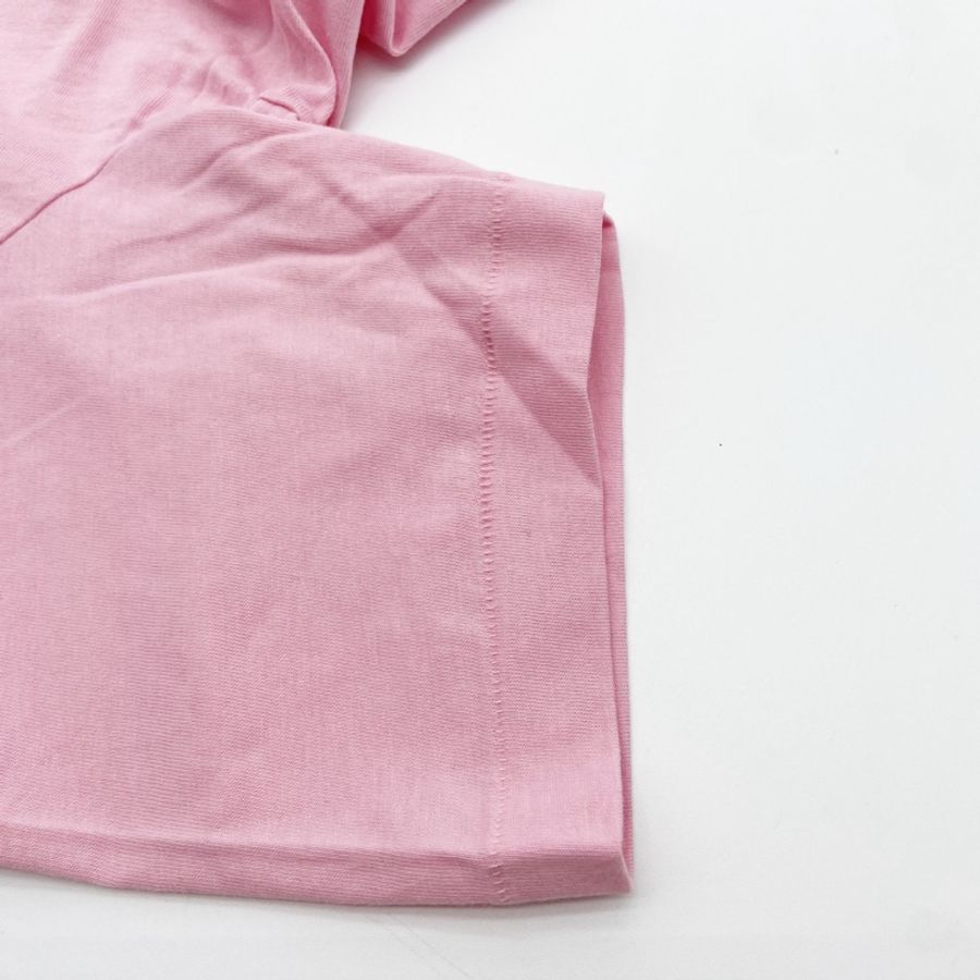 GUCCI 網球刺繡粉色短袖T恤-11