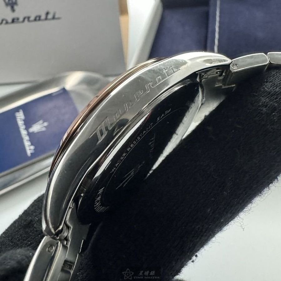 MASERATI手錶,編號R8853151002,42mm玫瑰金錶殼,金銀相間錶帶款-3