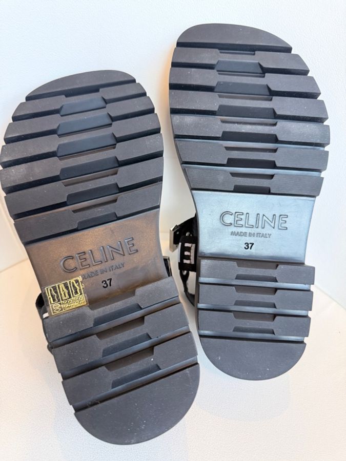 CELINE✨字母織帶涼鞋拖鞋 #37-16