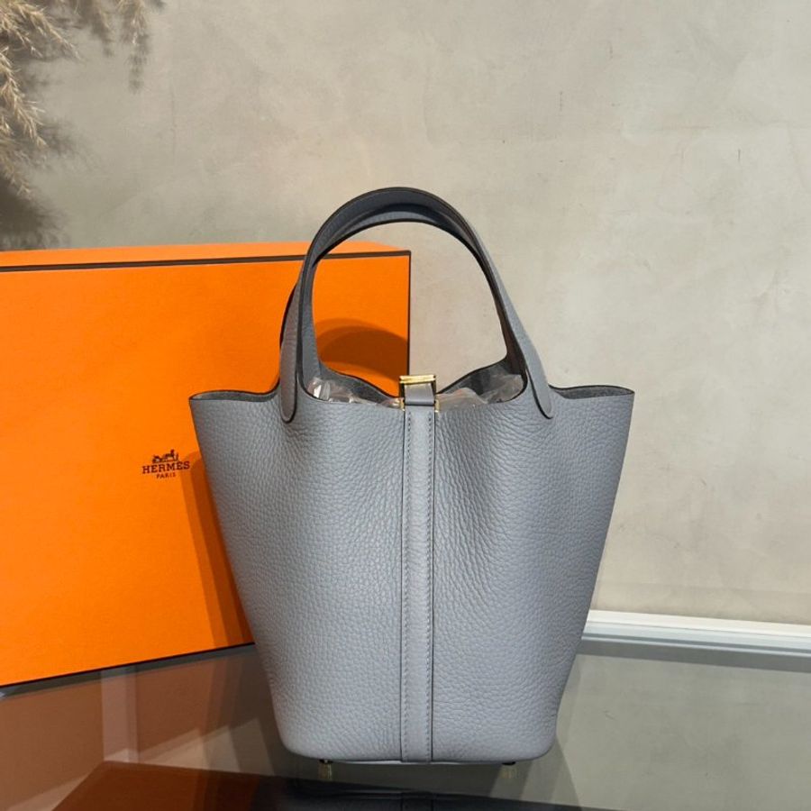 HERMES Picotin 18 - Gris Pantin P0 木偶灰 K-19