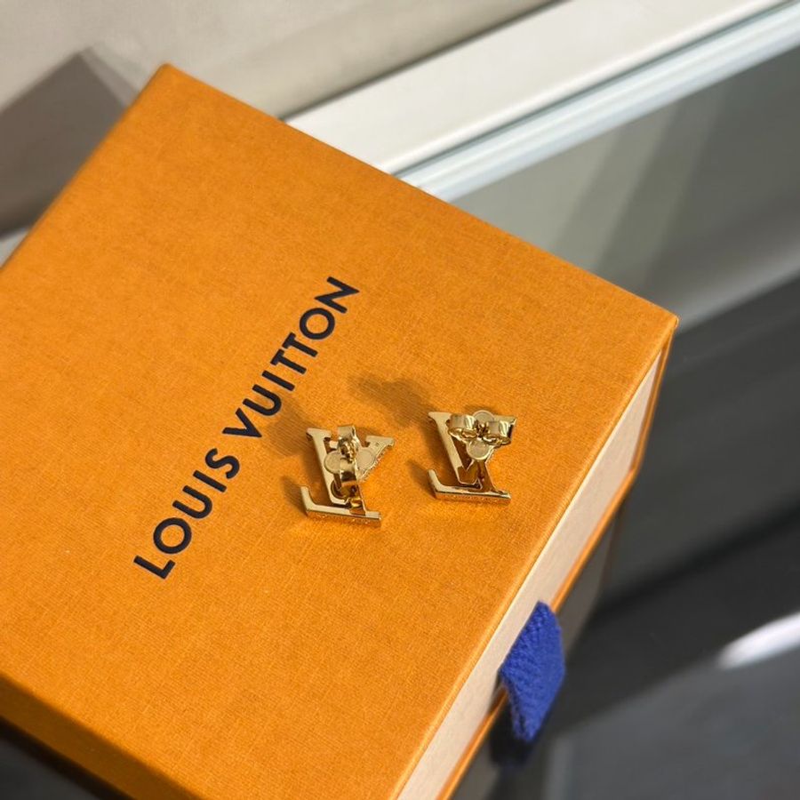 LOUIS VUITTON LV Iconic滿鑽耳環-14