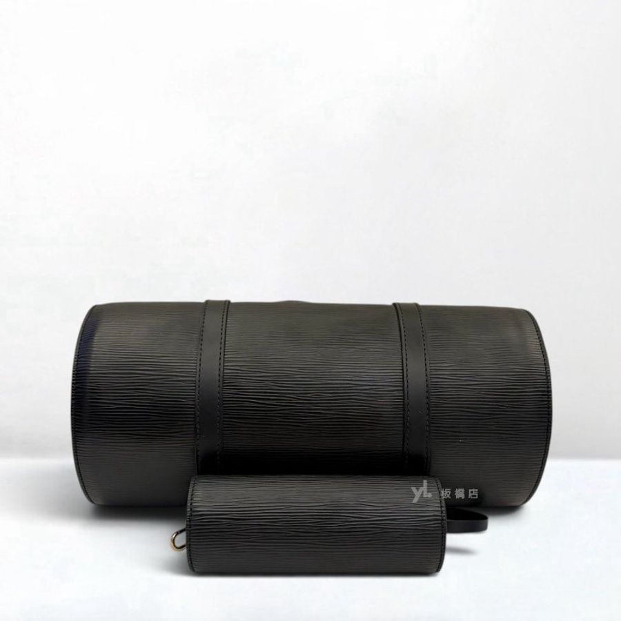 S5673-LV包包 黑色Epi牛皮圓筒子母包M52222-4