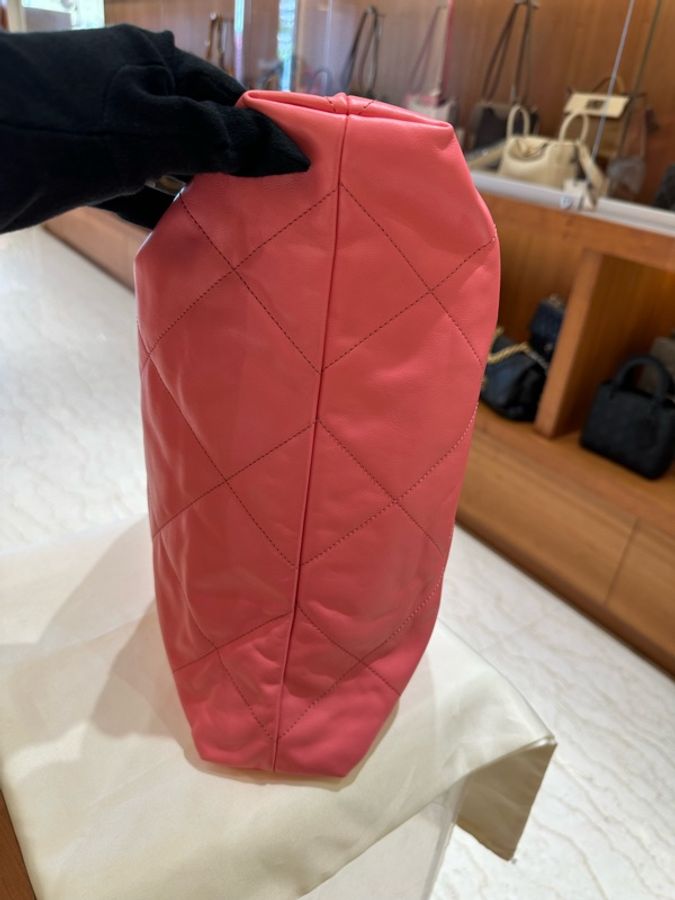 #專櫃21萬#現貨不用15萬#熱銷Chanel 22 Bag 小號#珊瑚粉-9