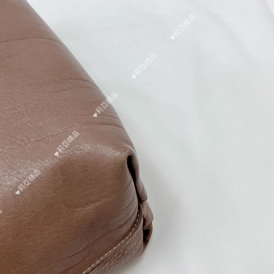 莉亞精品♡ Tod’s 牛皮藕紫手提肩背包 #二手美包-11