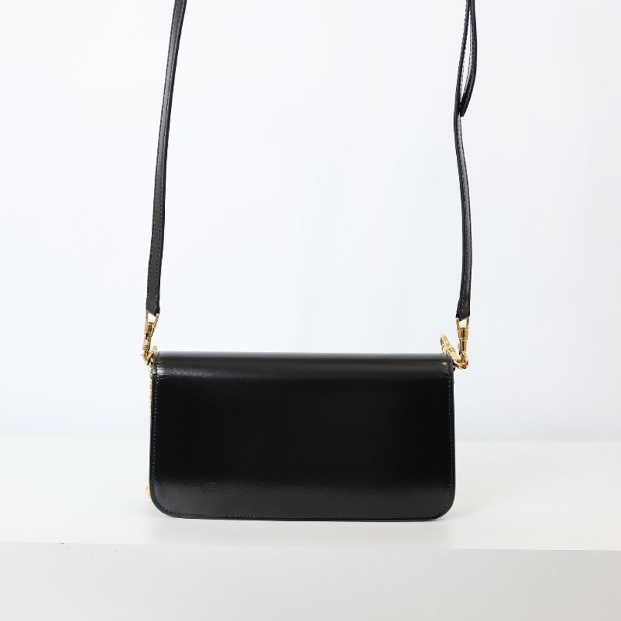 二手celine multipochette/ 黑金-7