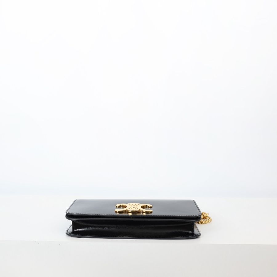 二手celine multipochette/ 黑金-8
