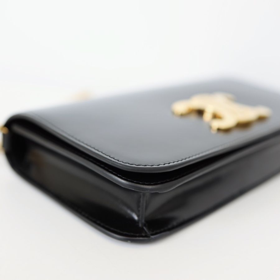 二手celine multipochette/ 黑金-9