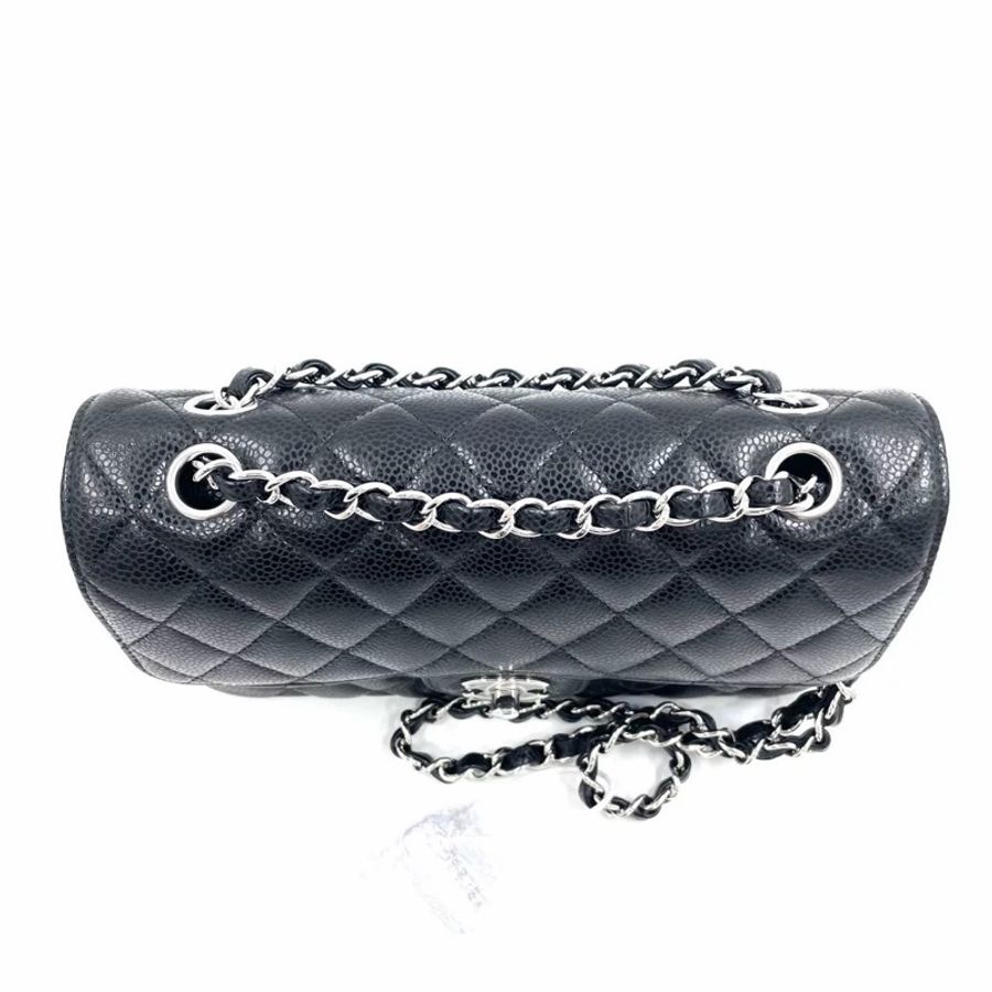 CHANEL CF23 classic flap caviar-4