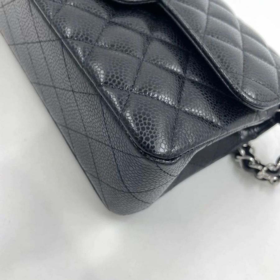 CHANEL CF23 classic flap caviar-15