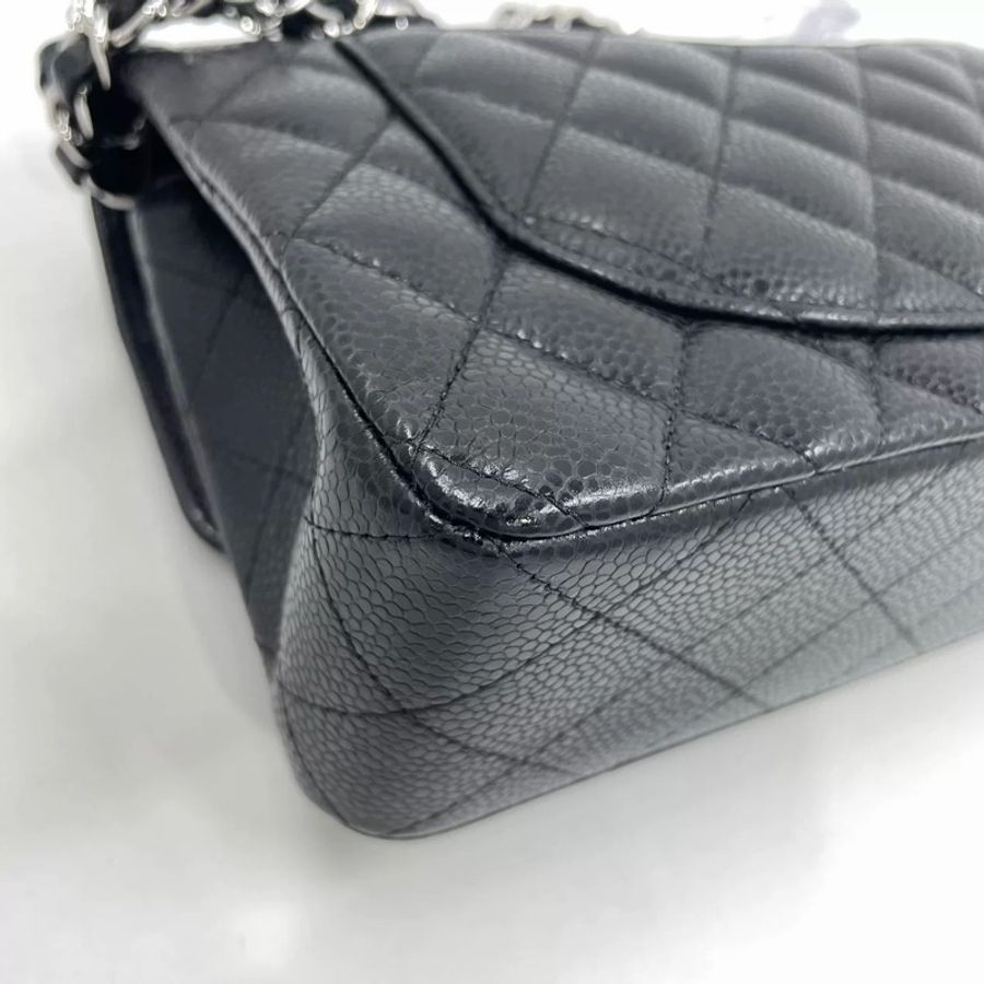 CHANEL CF23 classic flap caviar-16