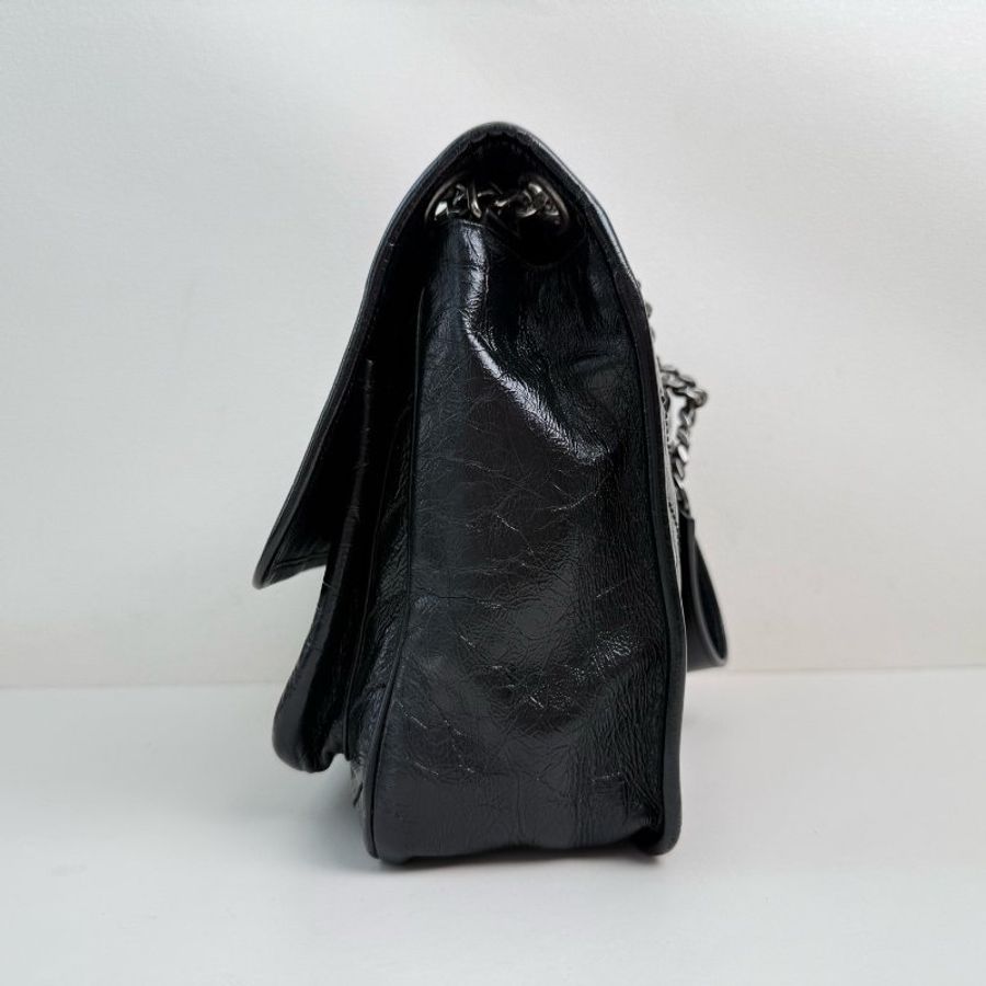 YSL聖羅蘭/Saint laurent NIKI系列手袋單肩包斜挎包 黑色 2022年-4